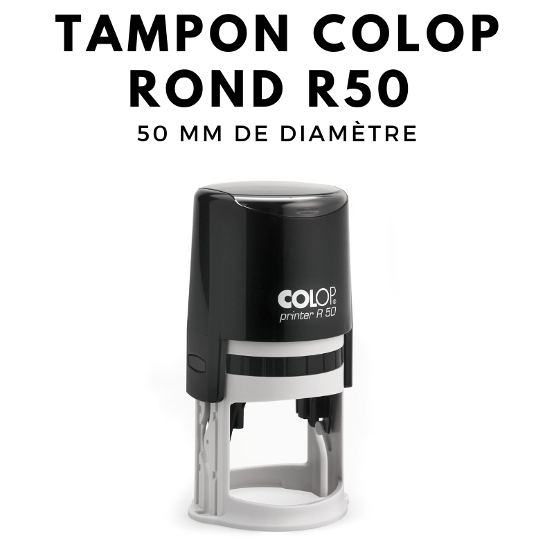 Tampon encreur automatique COLOP printer R50 dimension 50 mm de diamètre
