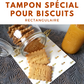 Tampon à biscuits rectangulaire