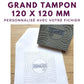 Tampon grand format 120 x 120 mm personnalisé