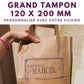 GRAND TAMPON BOIS 120 X 200 MM TAMPON LOGO PERSONNALISÉ