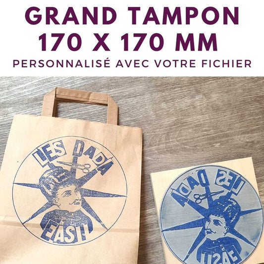 Grand tampon Date, en bois