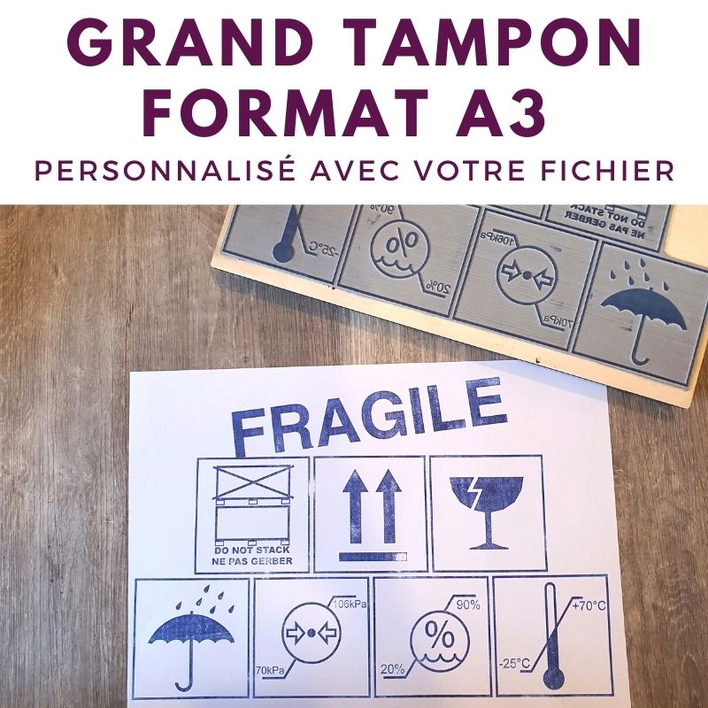 Tampon géant format A3