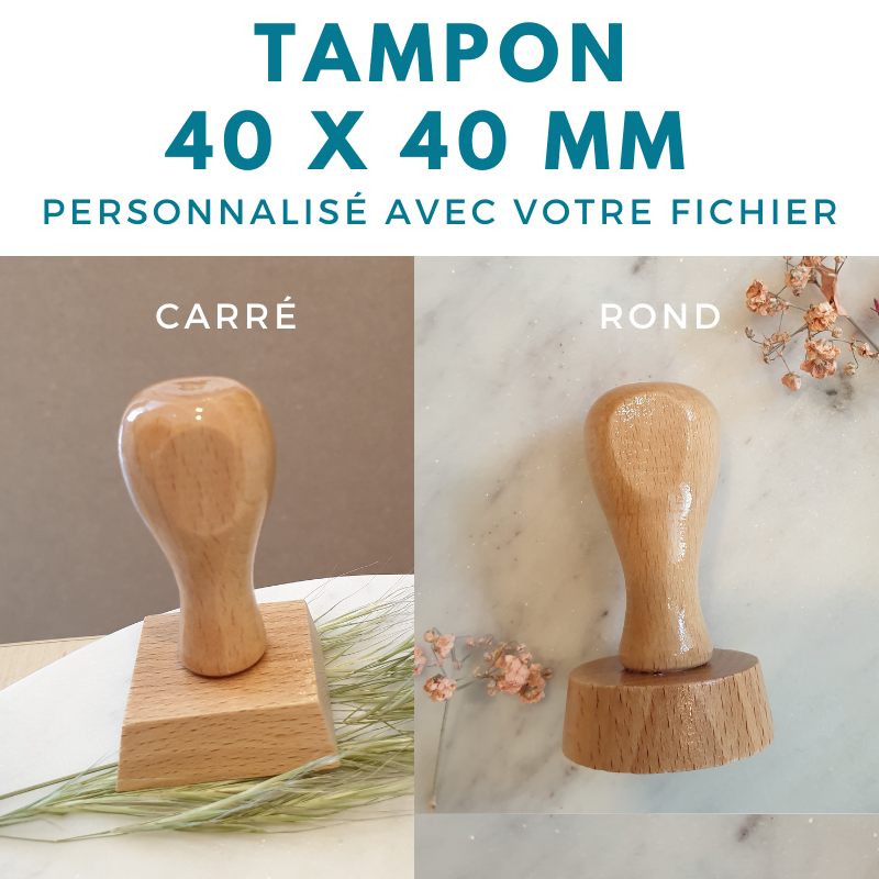 tampon rond ou carré 40 mm