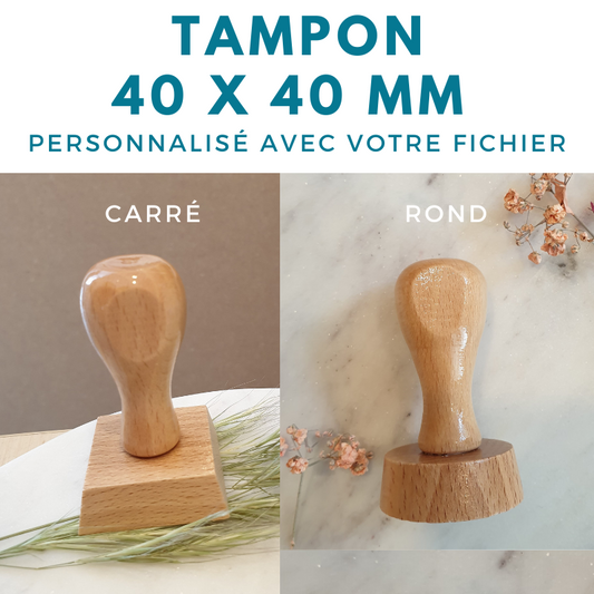 tampon rond ou carré 40 mm