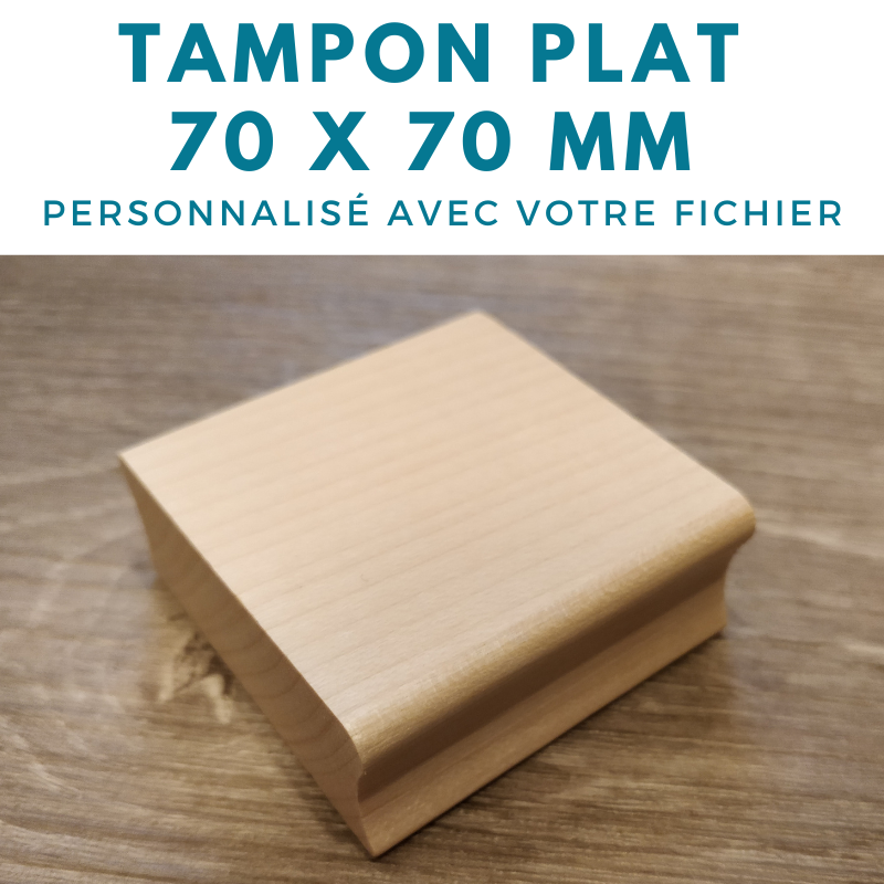 Tampon monture loisirs créatifs 70 x 70 mm