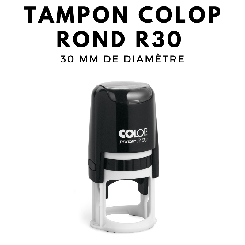 Tampon encreur automatique COLOP printer R30 dimension 30 mm de diamètre