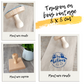 tampon vintage 80 x 80 mm personnalisable